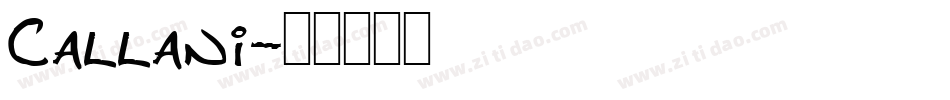 Callani字体转换