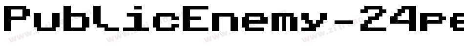 PublicEnemy-24pe字体转换