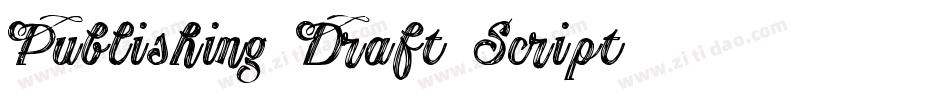 Publishing-Draft-Script字体转换