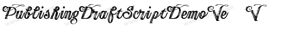 PublishingDraftScriptDemoVe-9VAy字体转换