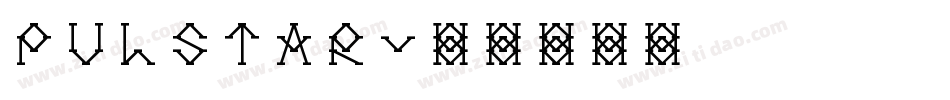 Pulstar字体转换