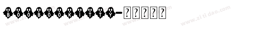 BooBooKitty字体转换