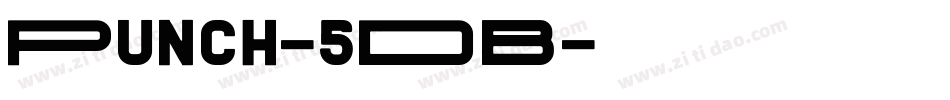 Punch-5DB字体转换