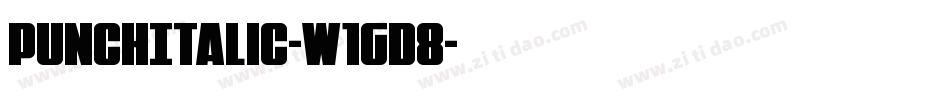 PunchItalic-w1Gd8字体转换