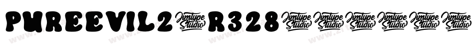 PureEvil2-r328字体转换