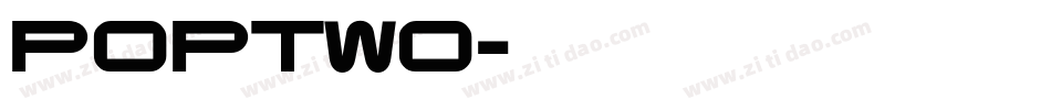 POPTWO字体转换
