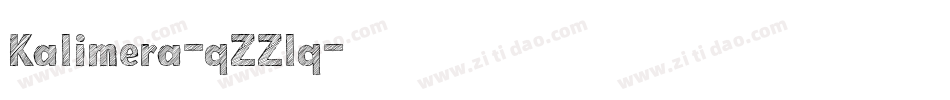 Kalimera-qZZlq字体转换