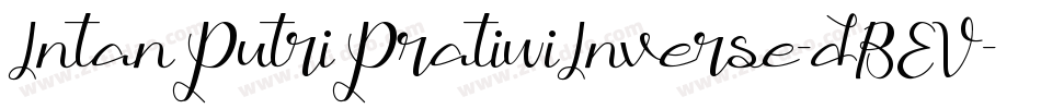 IntanPutriPratiwiInverse-dBEV字体转换