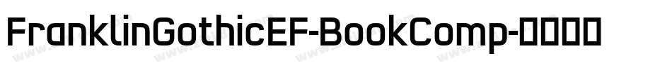 FranklinGothicEF-BookComp字体转换