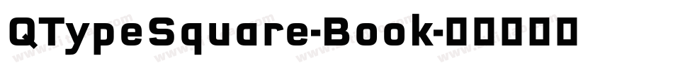 QTypeSquare-Book字体转换