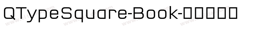 QTypeSquare-Book字体转换