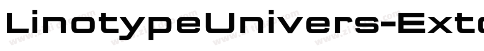 LinotypeUnivers-ExtdBold字体转换