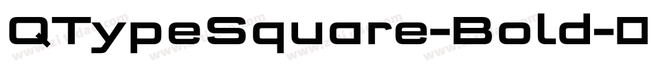 QTypeSquare-Bold字体转换