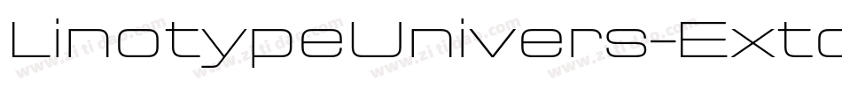 LinotypeUnivers-ExtdLight字体转换