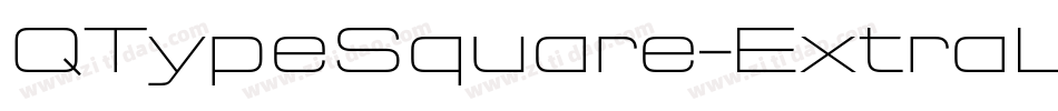 QTypeSquare-ExtraLight字体转换 QTypeSquare-ExtraLight字体转换