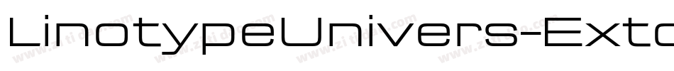 LinotypeUnivers-ExtdUltraLight字体转换