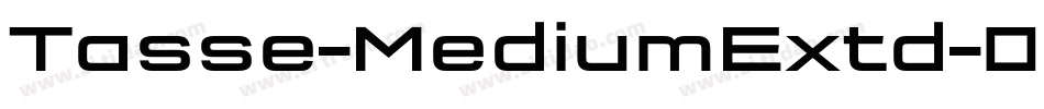 Tasse-MediumExtd字体转换