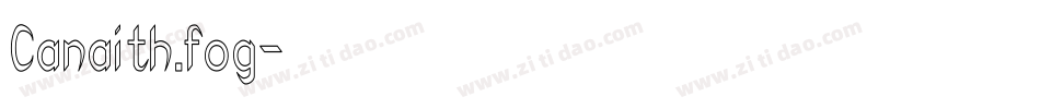 Canaith.fog字体转换