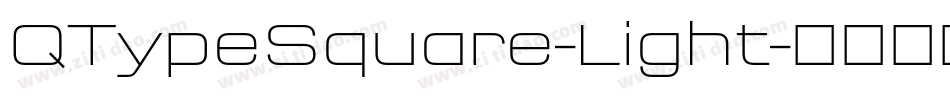 QTypeSquare-Light字体转换 QTypeSquare-Light字体转换