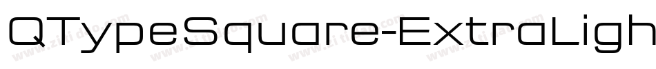 QTypeSquare-ExtraLight字体转换 QTypeSquare-ExtraLight字体转换