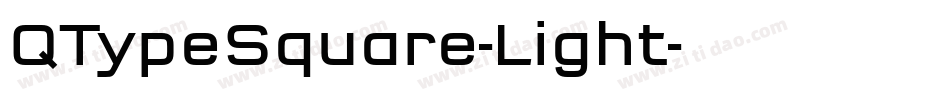 QTypeSquare-Light字体转换 QTypeSquare-Light字体转换