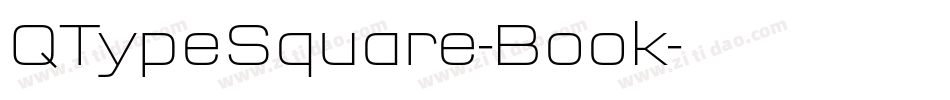 QTypeSquare-Book字体转换