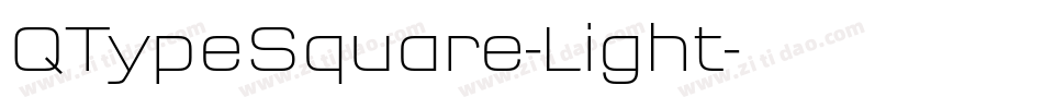 QTypeSquare-Light字体转换 QTypeSquare-Light字体转换