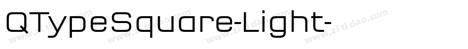 QTypeSquare-Light字体转换 QTypeSquare-Light字体转换