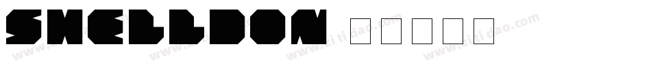 Shelldon字体转换
