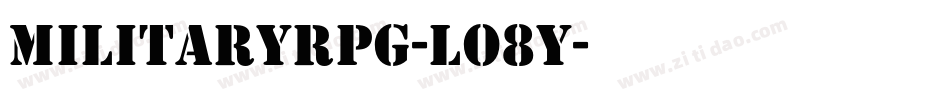 MilitaryRpg-lo8y字体转换