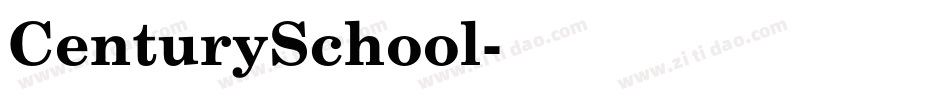 CenturySchool字体转换
