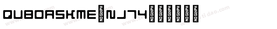 QuboAskMe-nJ74字体转换