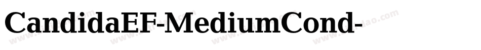 CandidaEF-MediumCond字体转换
