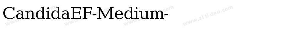 CandidaEF-Medium字体转换