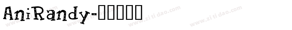 AniRandy字体转换