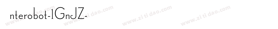 Anterobot-1GnJZ字体转换