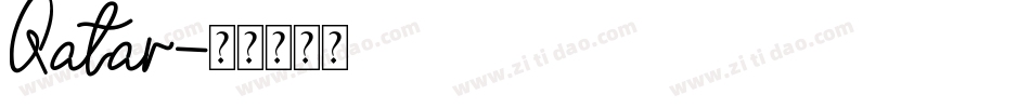 Qatar字体转换