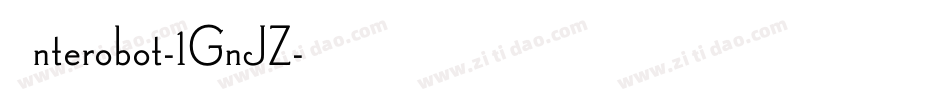 Anterobot-1GnJZ字体转换