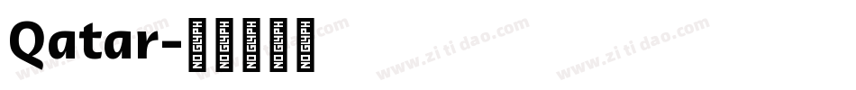 Qatar字体转换