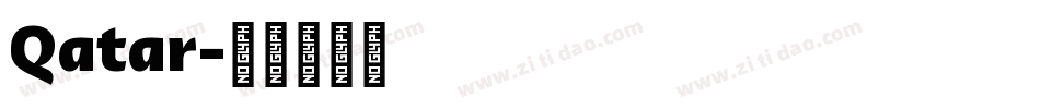 Qatar字体转换