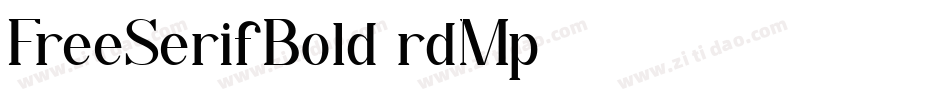 FreeSerifBold-rdMp字体转换