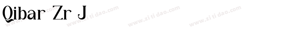 Qibar-Zr8J字体转换