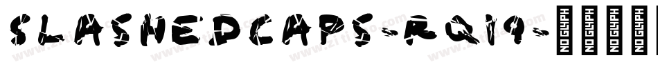 SlashedCaps-rq19字体转换