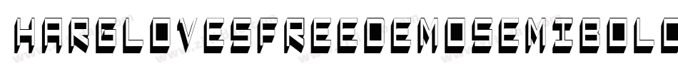 HarglovesfreedemoSemibold-rg4qL字体转换