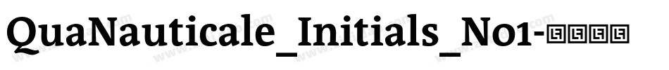 QuaNauticale_Initials_No1字体转换