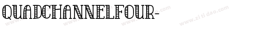 QuadChannelFour字体转换
