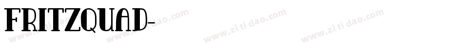 FritzQuad字体转换