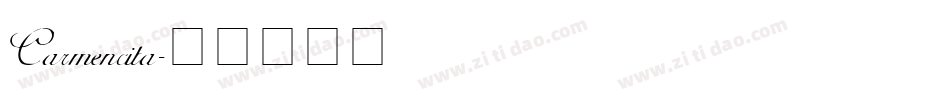 Carmencita字体转换