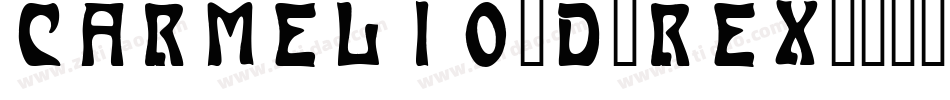 Carmelio-d9rex字体转换
