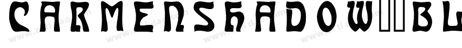 CarmenShadow-7BLB字体转换